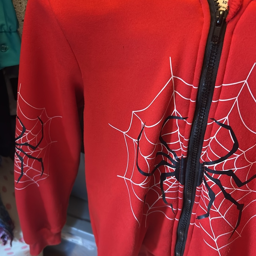 Spider-Man hoodie zip up 10 youth